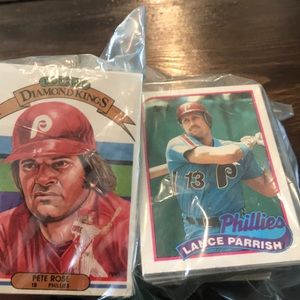 PHILADELPHIA PHILLIES Baseball Cards ‘81-91